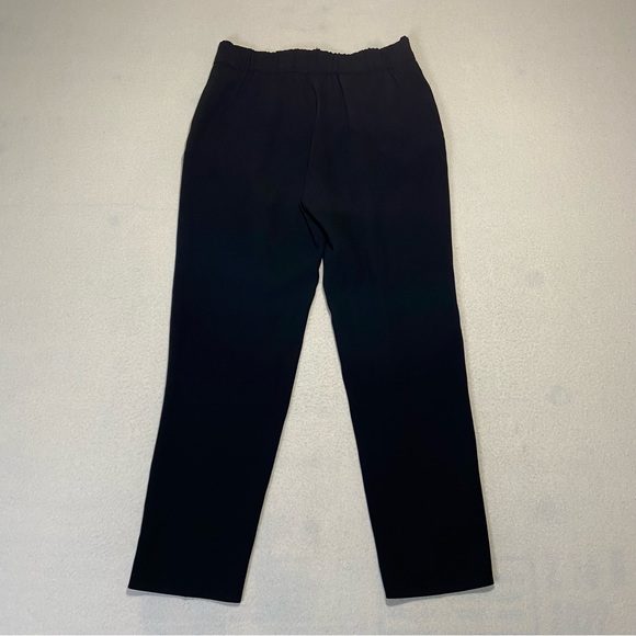 ARITZIA BABATON Cohen Pleated Front Pull On Dress Pants Black Size 0 - Picture 10 of 13